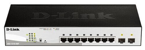 Περισσότερες πληροφορίες για "D-Link DGS-1210-08P"