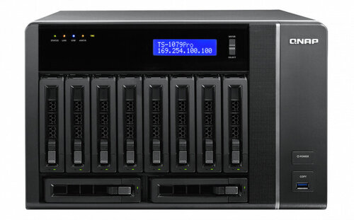 Περισσότερες πληροφορίες για "QNAP TS-1079 Pro"