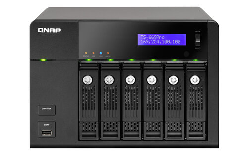 Περισσότερες πληροφορίες για "QNAP TS-669 Pro"