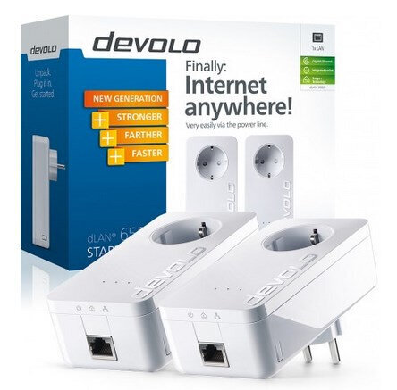 Περισσότερες πληροφορίες για "Devolo DdLAN 650+ Starter Kit"