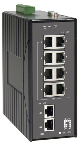 Περισσότερες πληροφορίες για "LevelOne IES-1080"