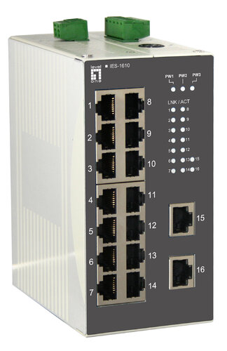 Περισσότερες πληροφορίες για "LevelOne IES-1610"