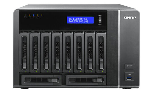 Περισσότερες πληροφορίες για "QNAP TS-EC1080 Pro"