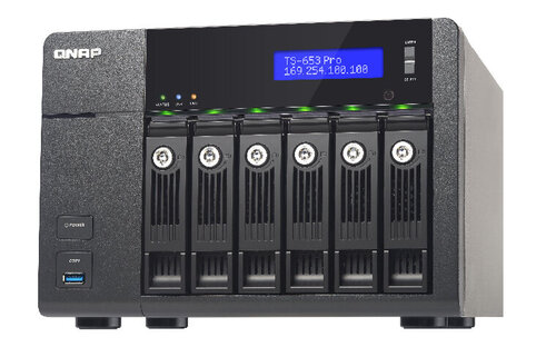 Περισσότερες πληροφορίες για "QNAP TS-653 Pro"