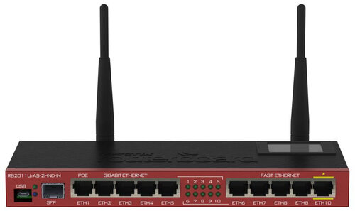Περισσότερες πληροφορίες για "Mikrotik RB2011UIAS-2HND-IN"