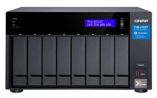 Περισσότερες πληροφορίες για "QNAP TVS-872XT"