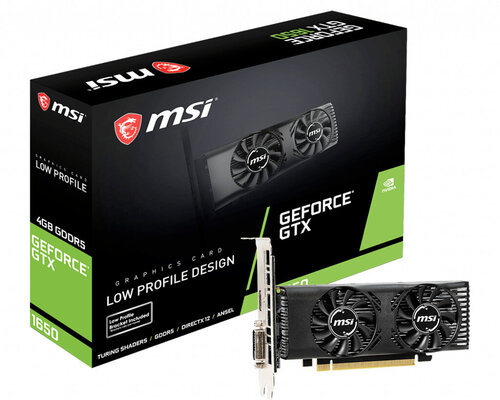 Περισσότερες πληροφορίες για "MSI GTX 1650 4GT LP"