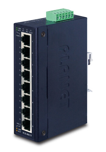 Περισσότερες πληροφορίες για "PLANET IGS-801T - Switch de Red con 8 Puertos"