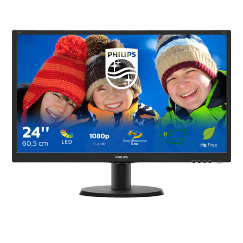 Περισσότερες πληροφορίες για "Philips V Line 240V5QDSB/01 (23.8"/Full HD)"