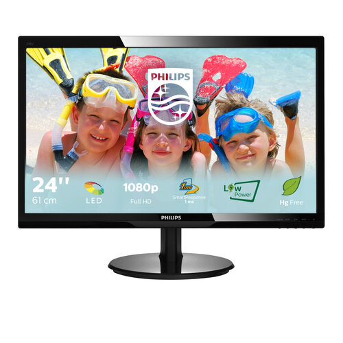 Περισσότερες πληροφορίες για "Philips V Line 246V5LDSB/01 (24"/Full HD)"