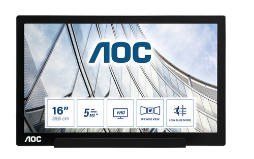 Περισσότερες πληροφορίες για "AOC 01 Series I1601FWUX (15.6"/Full HD)"