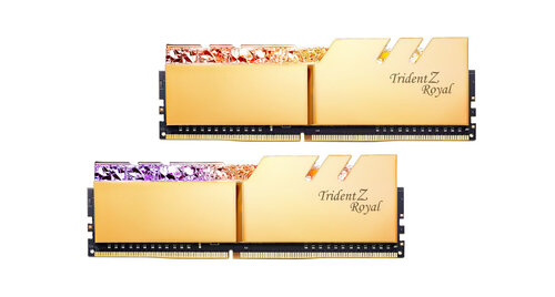Περισσότερες πληροφορίες για "G.Skill Trident Z Royal F4-3600C14Q2-64GTRGB (64 GB/DDR4/3600MHz)"