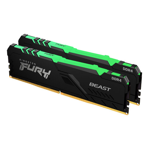 Περισσότερες πληροφορίες για "Kingston Technology FURY Beast RGB KF426C16BBAK2/16 (16 GB/DDR4/2666MHz)"