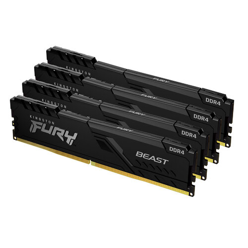Περισσότερες πληροφορίες για "Kingston Technology FURY Beast KF436C18BBK4/128 (128 GB/DDR4/3600MHz)"