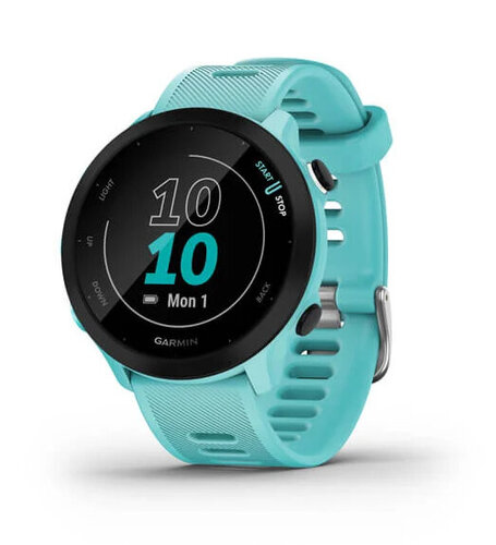 Περισσότερες πληροφορίες για "Garmin Forerunner 55 (42mm/Τυρκουάζ)"