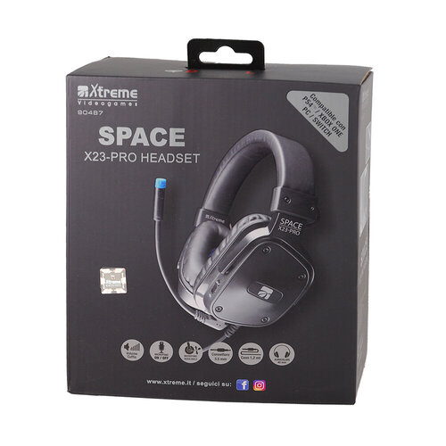 Περισσότερες πληροφορίες για "Xtreme Space X-23Pro (Μαύρο/Ενσύρματα)"