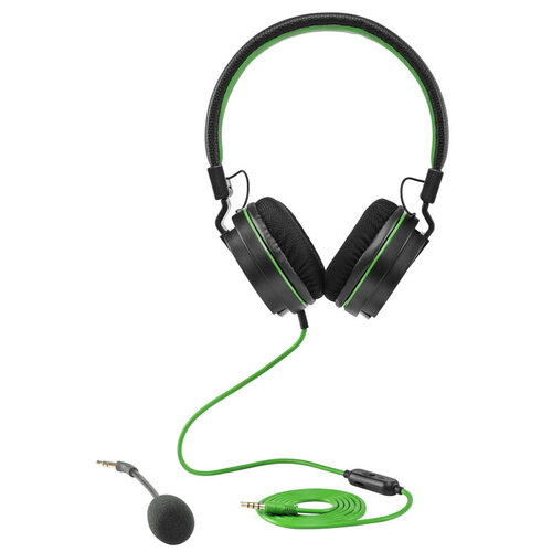 Περισσότερες πληροφορίες για "Snakebyte HeadSet X (Μαύρο, Πράσινο/Ενσύρματα)"