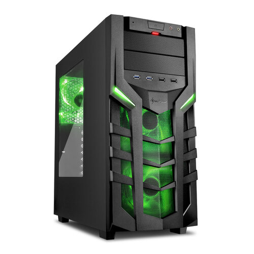 Περισσότερες πληροφορίες για "Sharkoon DG7000 (Midi Tower/Μαύρο, Πράσινο)"
