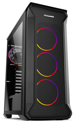 Περισσότερες πληροφορίες για "NOX Hummer Quantum (Mini Tower/Μαύρο)"