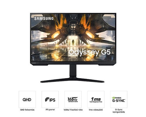 Περισσότερες πληροφορίες για "Samsung Odyssey LS32AG500P (32"/Wide Quad HD)"