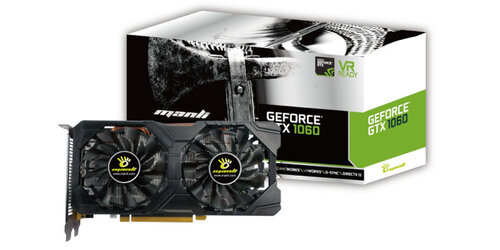 Περισσότερες πληροφορίες για "Manli GeForce GTX 1060 Twin Cooler"