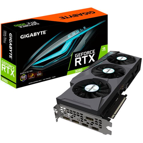 Περισσότερες πληροφορίες για "Gigabyte GeForce RTX 3080 EAGLE OC 10G (rev. 2.0)"