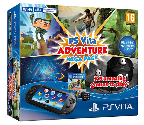 Περισσότερες πληροφορίες για "Sony PlayStation Vita Wi-Fi Adventure Mega Pack"