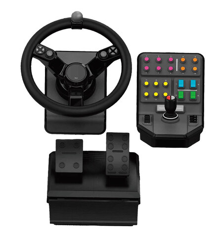 Περισσότερες πληροφορίες για "Logitech G Heavy Equipment Bundle Farm Sim Controller (Μαύρο/Ενσύρματα)"