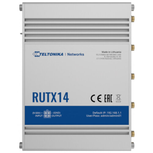 Περισσότερες πληροφορίες για "Teltonika RUTX14"
