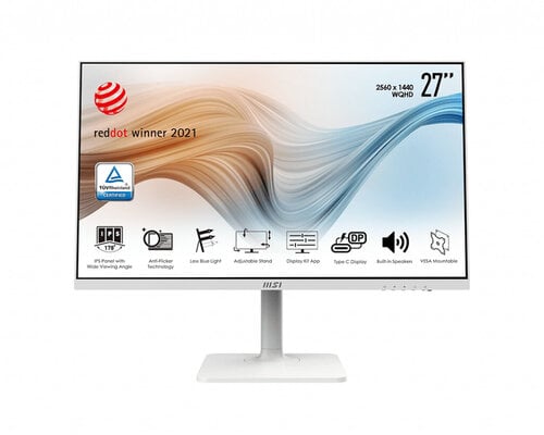 Περισσότερες πληροφορίες για "MSI Modern MD271QPW (27"/Wide Quad HD)"