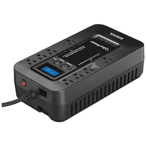 Περισσότερες πληροφορίες για "CyberPower EC650LCD (Αναμονή (εκτός σύνδεσης)/390W)"