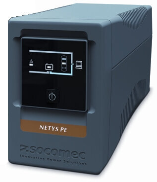 Περισσότερες πληροφορίες για "Socomec NETYS PE 850VA (480W)"