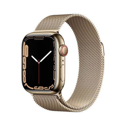 Περισσότερες πληροφορίες για "Apple Watch Series 7 (41mm/Χρυσός (Χρυσό)/Ανοξείδωτο ατσάλι)"