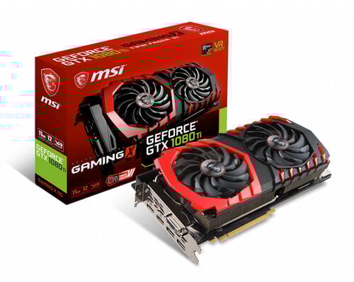 Περισσότερες πληροφορίες για "MSI GeForce GTX 1080 Ti GAMING X 11G"