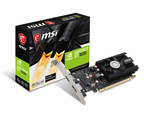 Περισσότερες πληροφορίες για "MSI GeForce GT 1030 2G LP OC"