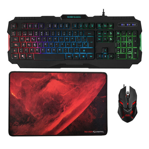 Περισσότερες πληροφορίες για "Mars Gaming MCP118 (Μαύρο/USB/RGB LED)"