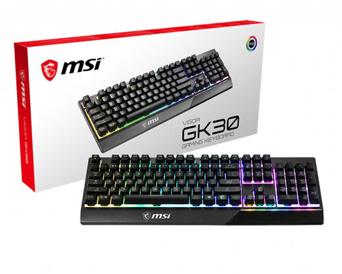 Περισσότερες πληροφορίες για "MSI VIGORGK30 (Μαύρο/USB/RGB LED)"