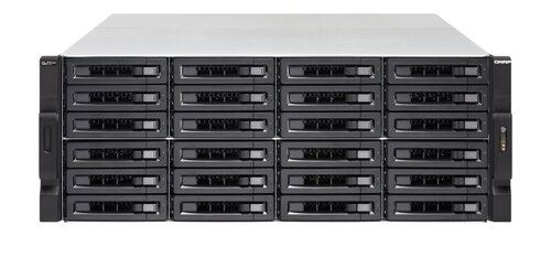 Περισσότερες πληροφορίες για "QNAP TS-H2483XU-RP-E2136-128G 48TB (Seagate Exos) 24-Bay 4U rackmount NAS; Intel Xeon E-2136 6 cores / 12 threads 3.3 GHz processor (up to 4.5 GHz); 128 GB ECC DDR4; 24 x 2.5/3.5 SATA 6Gbps HDD/SSD; 2 10GbE SFP+ SmartNIC; 10GBASE-T; 4 GbE RJ45; USB"