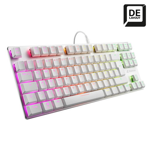 Περισσότερες πληροφορίες για "Sharkoon PureWriter TKL RGB Blue (Άσπρο/USB/LED)"