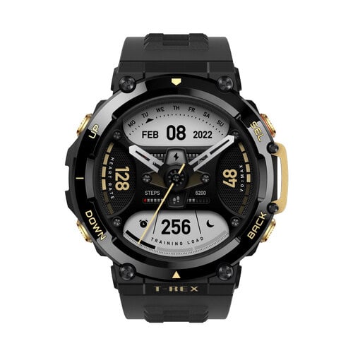 Περισσότερες πληροφορίες για "Amazfit T-Rex 2 (47mm/Μαύρο, Χρυσός (Χρυσό)/Πολυμερές)"