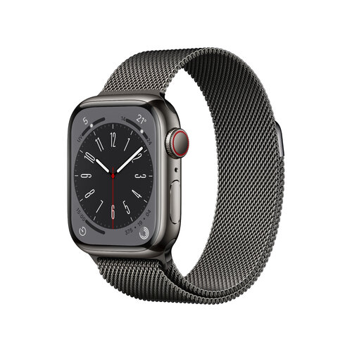 Περισσότερες πληροφορίες για "Apple Watch Series 8 (41mm/Γραφίτης/Ανοξείδωτο ατσάλι)"