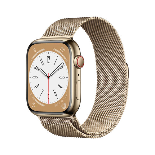 Περισσότερες πληροφορίες για "Apple Watch Series 8 (45mm/Χρυσός (Χρυσό)/Ανοξείδωτο ατσάλι)"