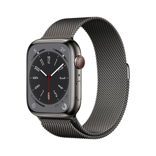 Περισσότερες πληροφορίες για "Apple Watch Series 8 (45mm/Γραφίτης/Ανοξείδωτο ατσάλι)"