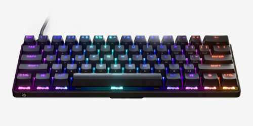 Περισσότερες πληροφορίες για "Steelseries Apex 9 Mini (Μαύρο/USB/RGB LED)"