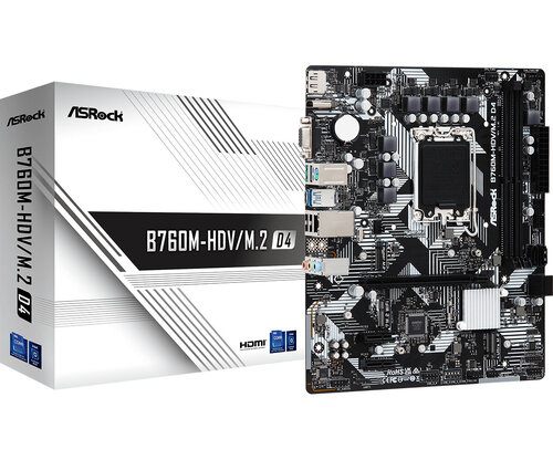 Περισσότερες πληροφορίες για "Asrock B760M-HDV/M.2 D4"