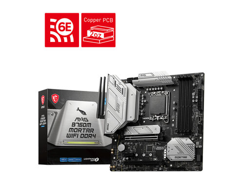Περισσότερες πληροφορίες για "MSI MAG B760M MORTAR WIFI DDR4"
