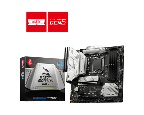 Περισσότερες πληροφορίες για "MSI MAG B760M MORTAR WIFI"