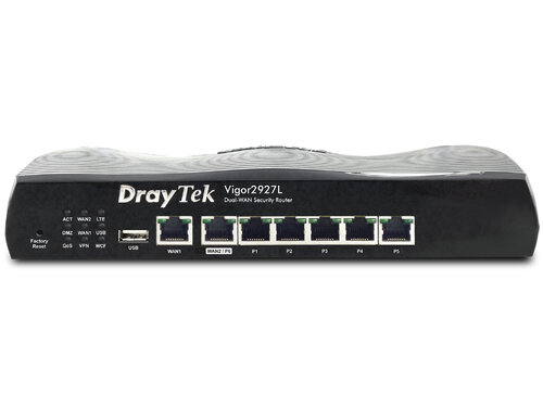 Περισσότερες πληροφορίες για "Draytek Vigor 2927L"