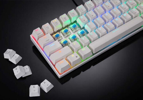 Περισσότερες πληροφορίες για "Motospeed CK62 (Άσπρο/USB + Bluetooth/RGB LED)"