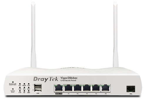 Περισσότερες πληροφορίες για "Draytek Vigor 2866Vac"